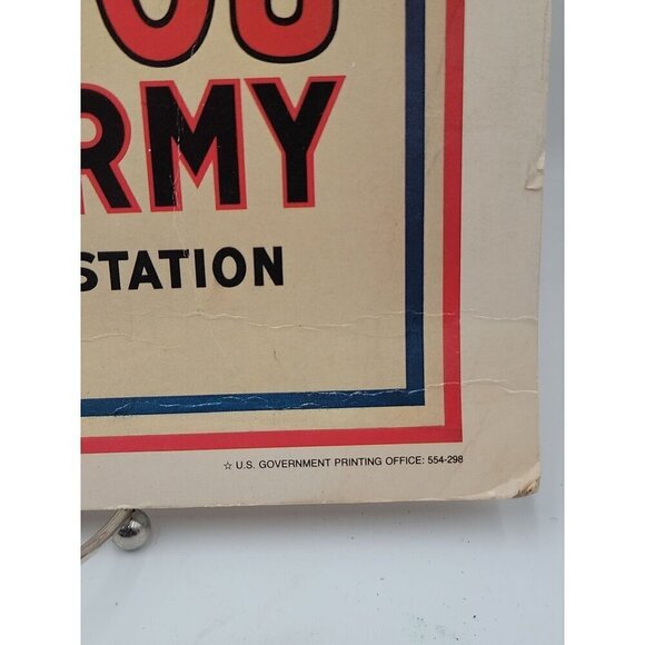 Uncle Sam US Army Recruiting Poster December 1983 I Want You For US Army 14"x11" - Picture 12 of 14